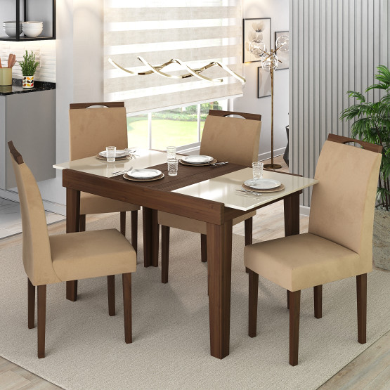 Mesa Extensível Naturalle  