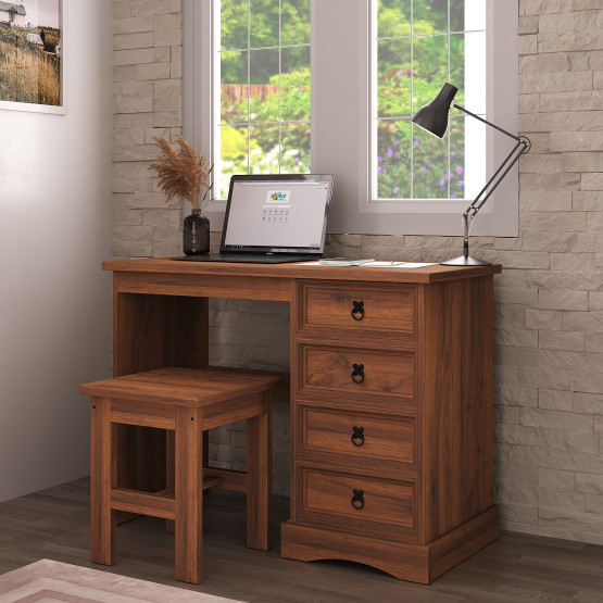 Escrivaninha 4 gavetas 