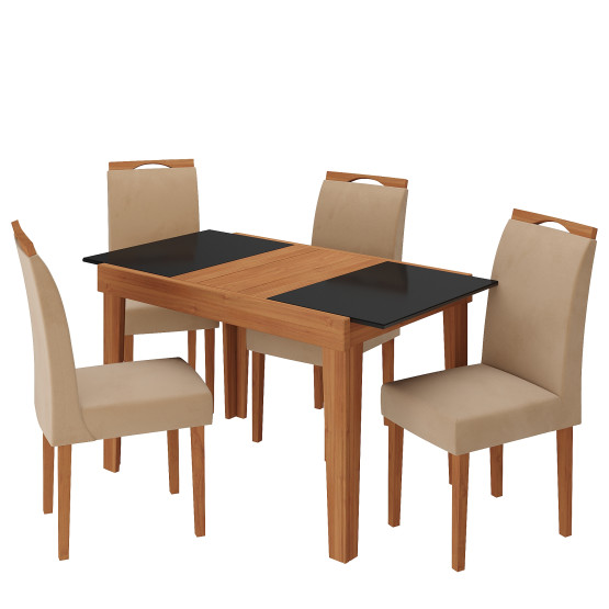 Mesa Extensível Naturalle  