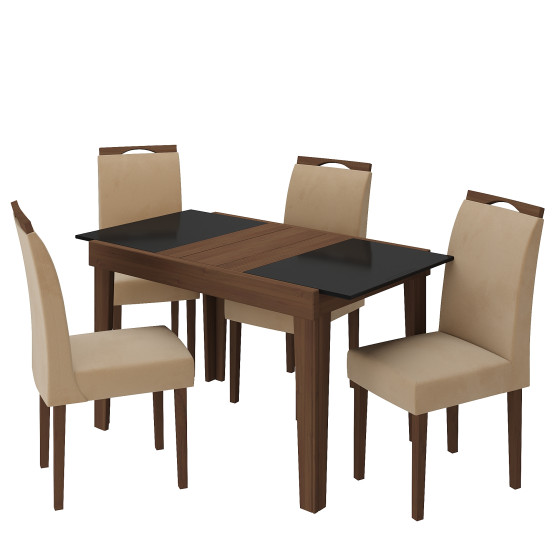 Mesa Extensível Naturalle  