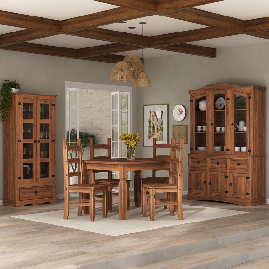 Mesa de jantar com 4 cadeiras 