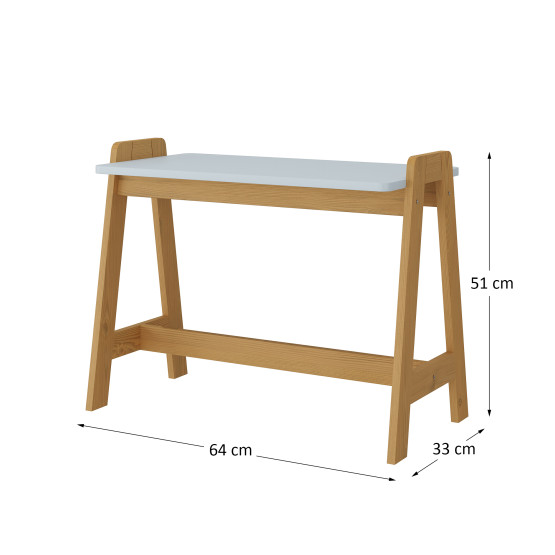 Conjunto escrivaninha com cadeira infantil Sofia