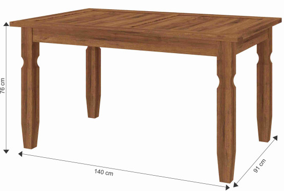 Mesa de jantar com 6 cadeiras 